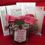 Some of the December Virtual Online Stamp Club Class Projects!