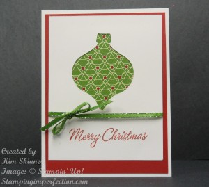 ornament card cutout