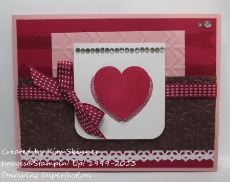 Stamping Imperfection: February is coming up hearts
