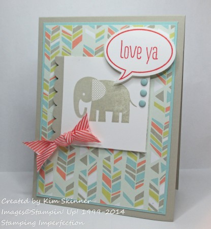 stamping imperfection kid card
