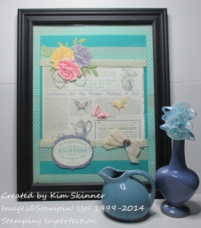 stamping imperfection tea frame