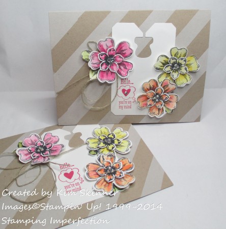 Stamping Imperfection Striped Background