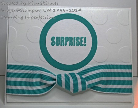 Stamping Imperfection Striped Ribbon Sumthin' Sumthin'