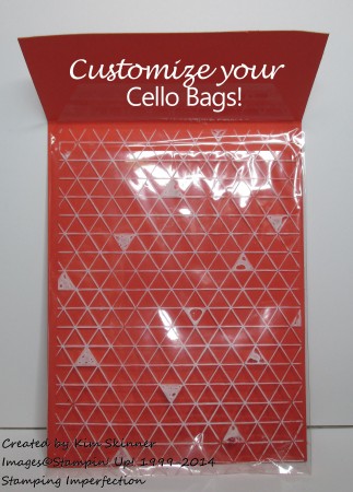 Stamping Imperfection Create Custom Cello Bags
