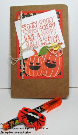 stamping imperfection create a halloween treat bag