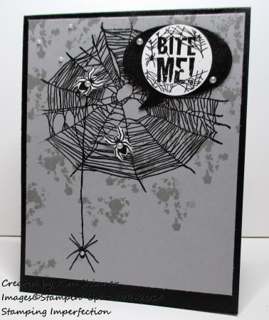 Stamping Imperfection Bite Me Card
