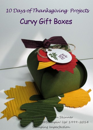 10 days of thanksgiving projects day 4 curvy gift boxes