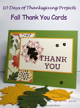 10 Days of Thanksgiving Projects Day 5 Fall Thank You Card