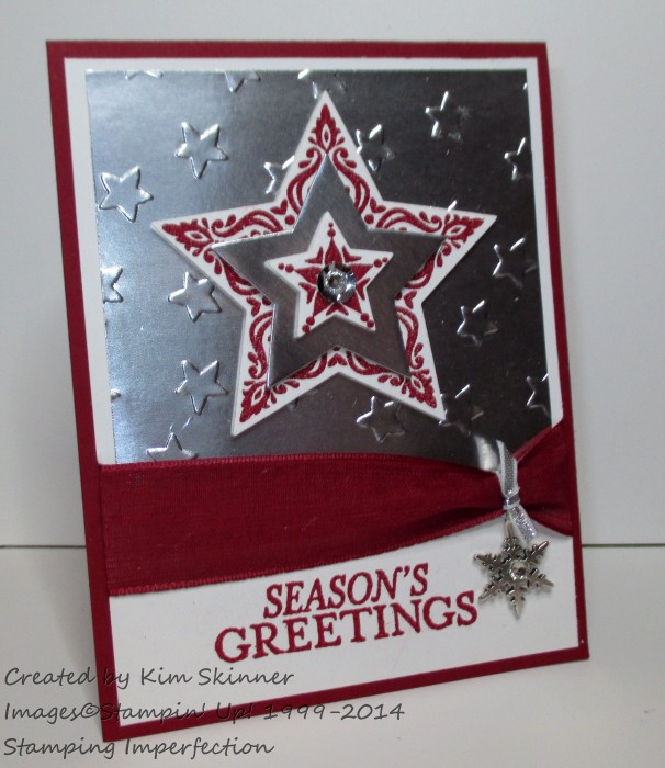 stamping imperfection bright and beautiful foil stars