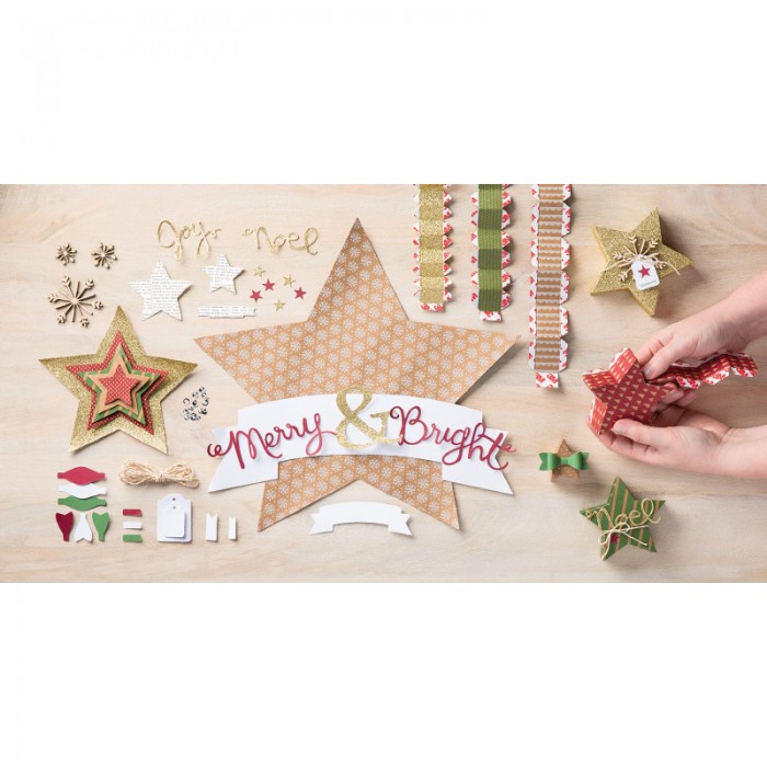 stamping imperfection many merry stars kit