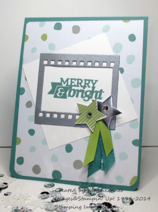 Stamping Imperfection Merry and Bright