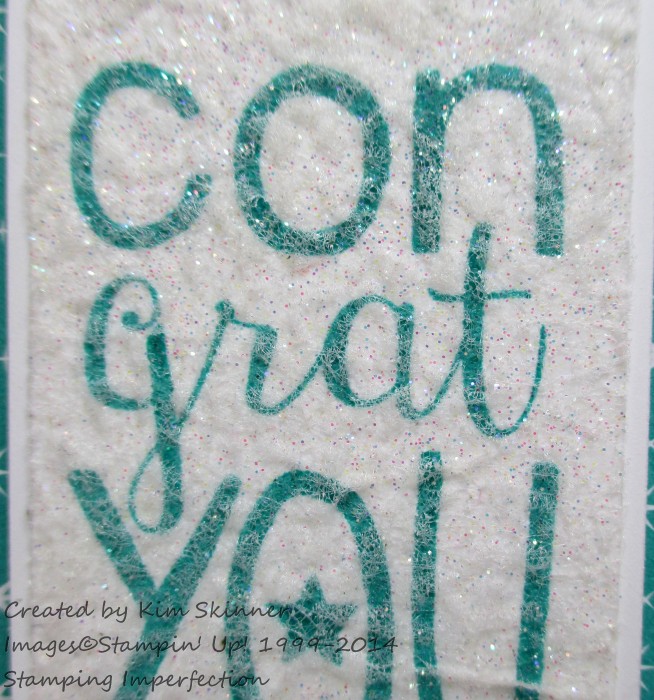 Stamping Imperfection Add some sparkle to your cards with the dryer sheet technique + video