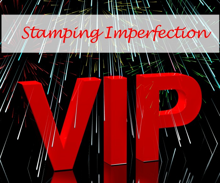 Stamping Imperfection Monthly VIP CARD Class
