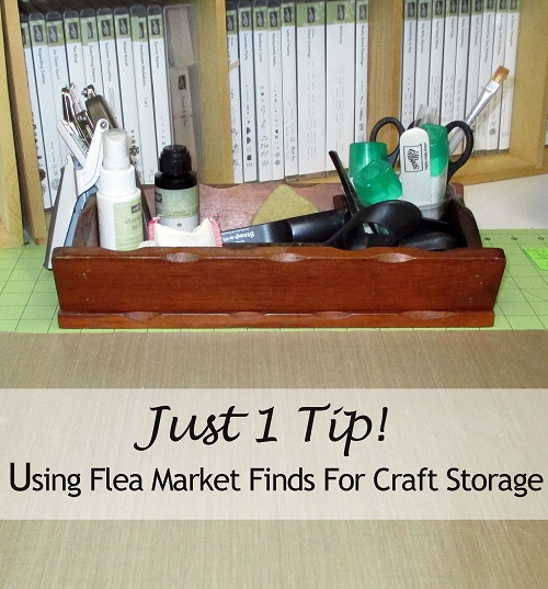 just 1 tip craft storage with flea market finds