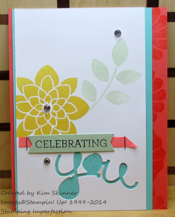 Tips on how to mass produce 20+ cards with Stamping Imperfections Celebrating You Swap Card