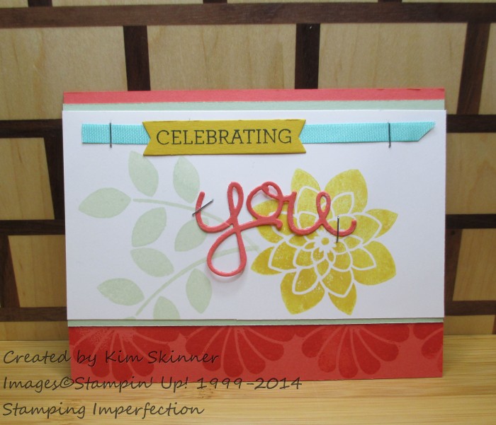 Tips on how to mass produce 20+ cards with Stamping Imperfections Celebrating You Swap Card