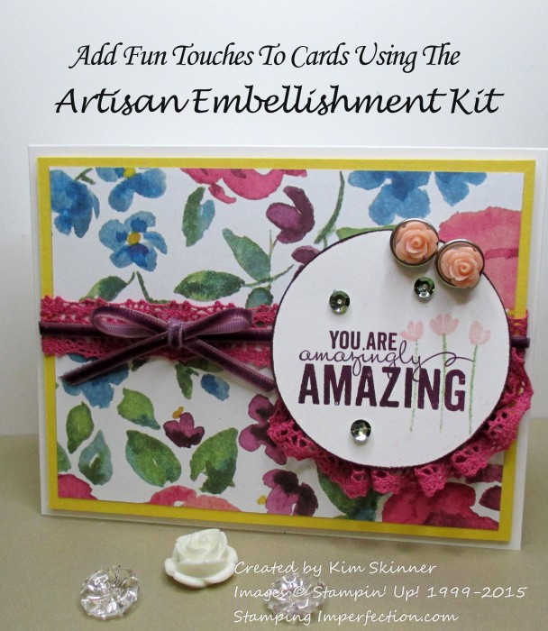 Use the artisan embellishment kit
