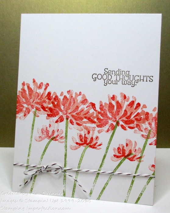 Two Quck Single Layer Cards from one stamp set from stamping imperfection