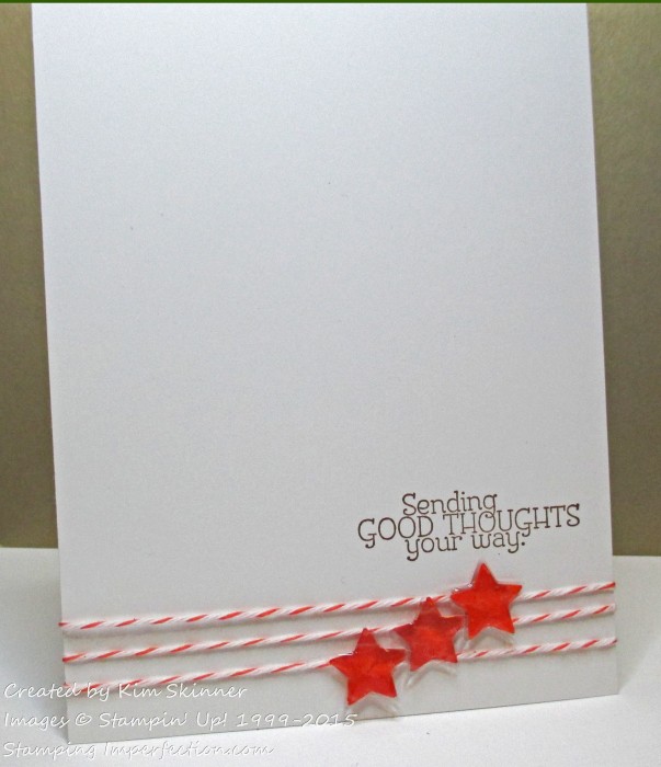 Two Quck Single Layer Cards from one stamp set stamping imperfection