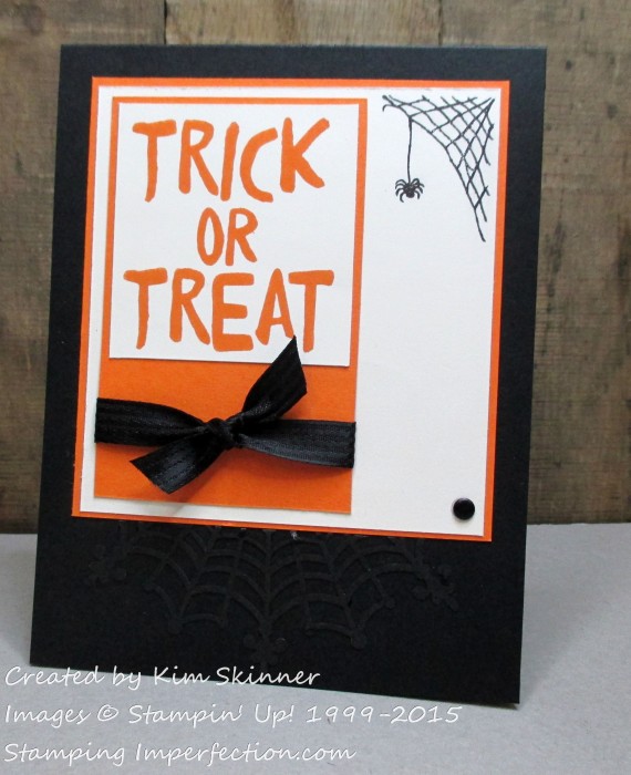 Trick or Treat with Stamping Imperfection