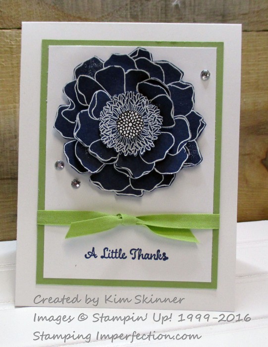 Stamping Imperfection Blended Blooms