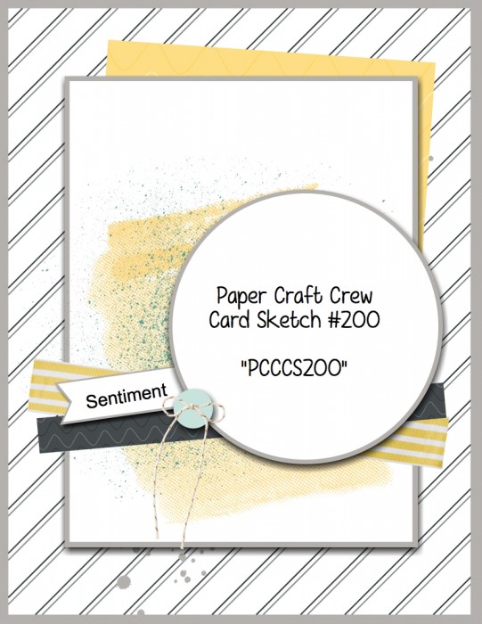 Paper Craft Crew Card Sketch 200