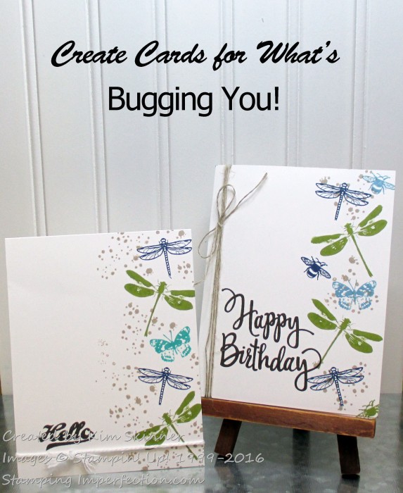 Single Layer Cards from Stamping Imperfection