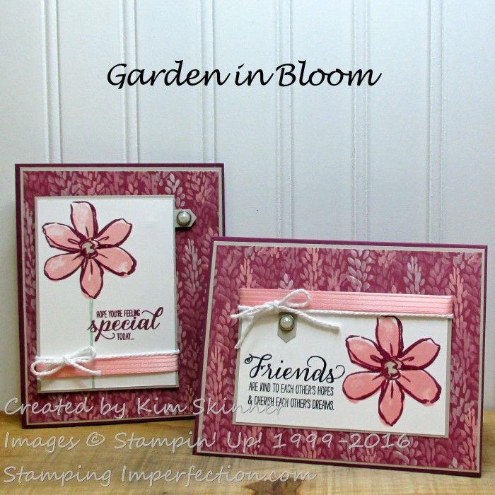 Stamping Imperfection Garden In Bloom
