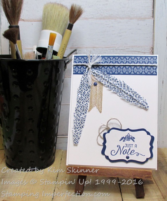 Stamping Imperfection Washi Tape Feather