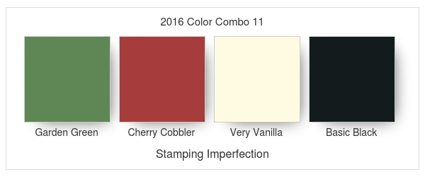 Stamping Imperfection 2016 Color Combo 11