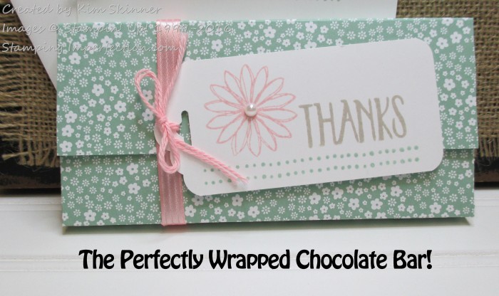 Stamping Imperfection Perfectly Wrapped Chocolate Bar