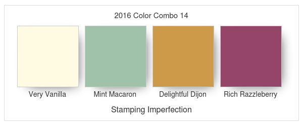 Stamping Imperfection 2016 Color Combo 14