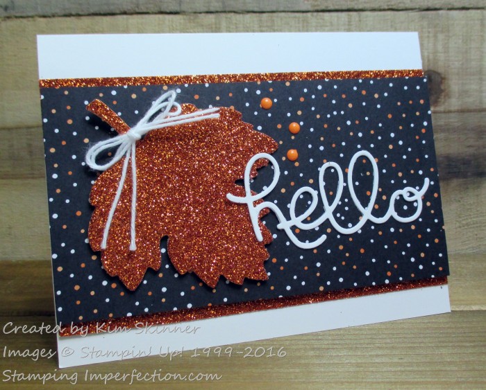 Stamping Imperfection Fall Card