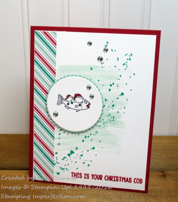 Stamping Imperfection Christmas Cod
