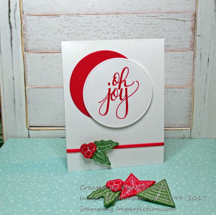 Stamping Imperfection Watercolor Christmas
