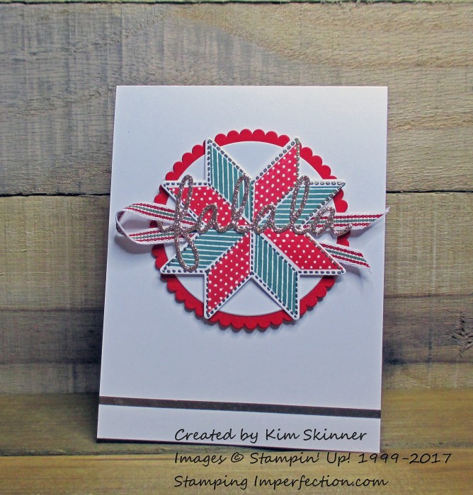 Stamping Imperfection Christmas Quilt