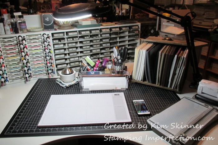 Stamping Imperfection Craft Desk
