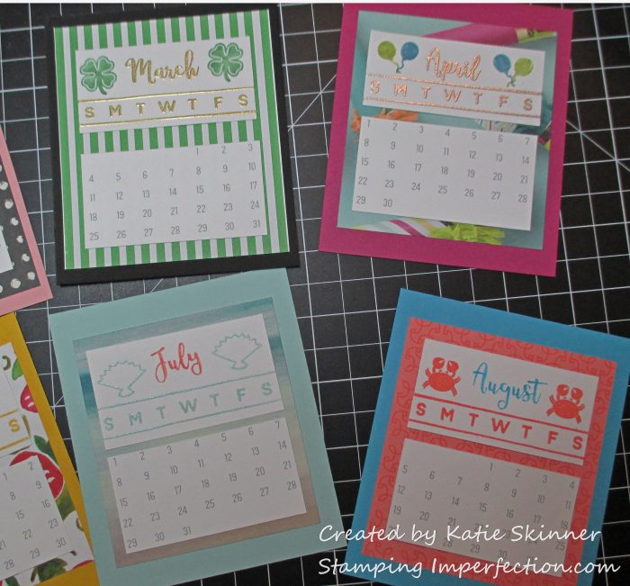 katie_calendar Stamping Imperfection
