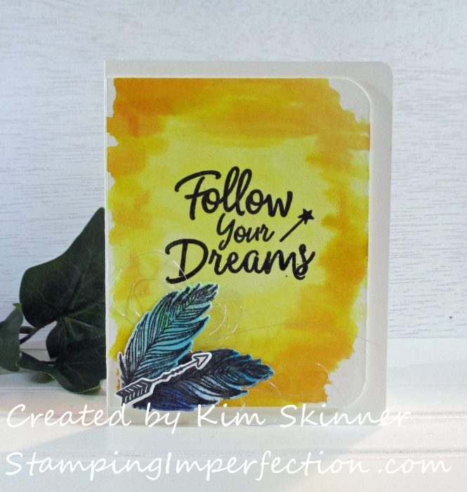 Stamping Imperfection Cards for Teenagers
