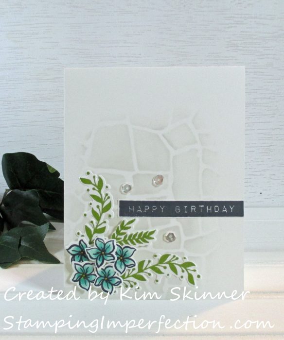 Stamping Imperfection Cards for Teenagers