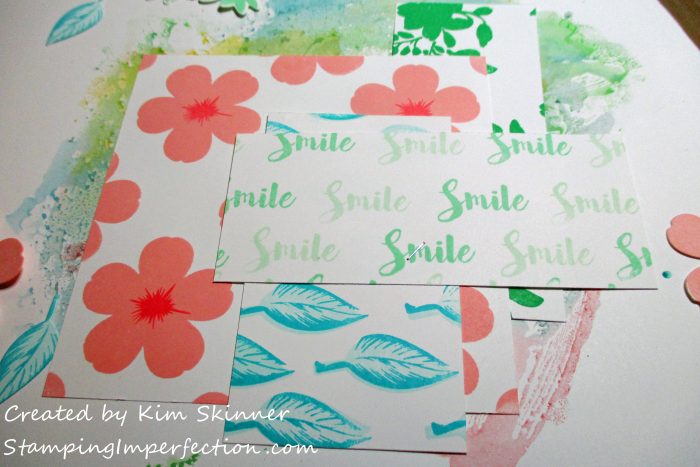 Stamping Imperfection Stamps Meet Scrapbooks