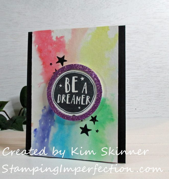 Stamping Imperfection Watercolor Dreamer
