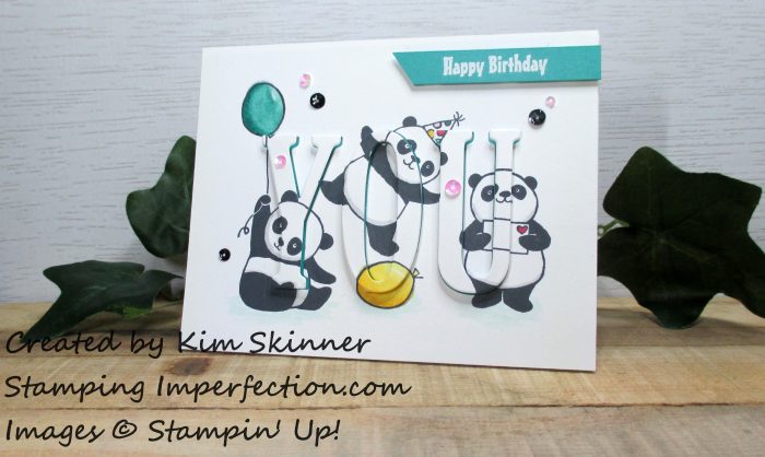 Stamping Imperfection Party Pandas and Inlaid Die Cutting