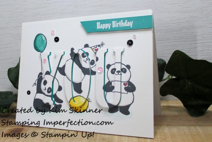Stamping Imperfection Party Pandas and Inlaid Die Cutting