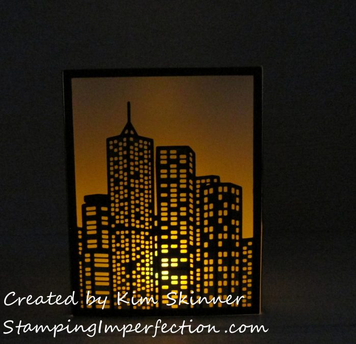 Stamping Imperfection Tea Light Lantern from Altenew Cover Dies