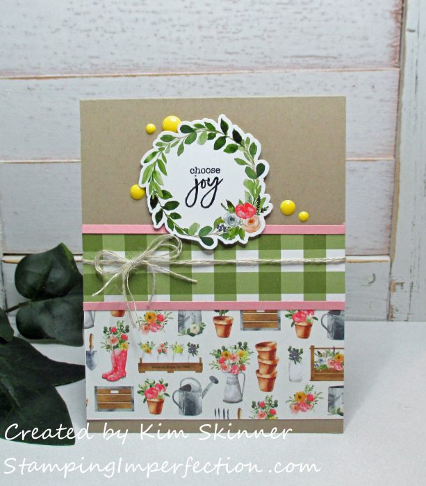 Stamping Imperfection Simon Says Stamps March Kit Choose Joy