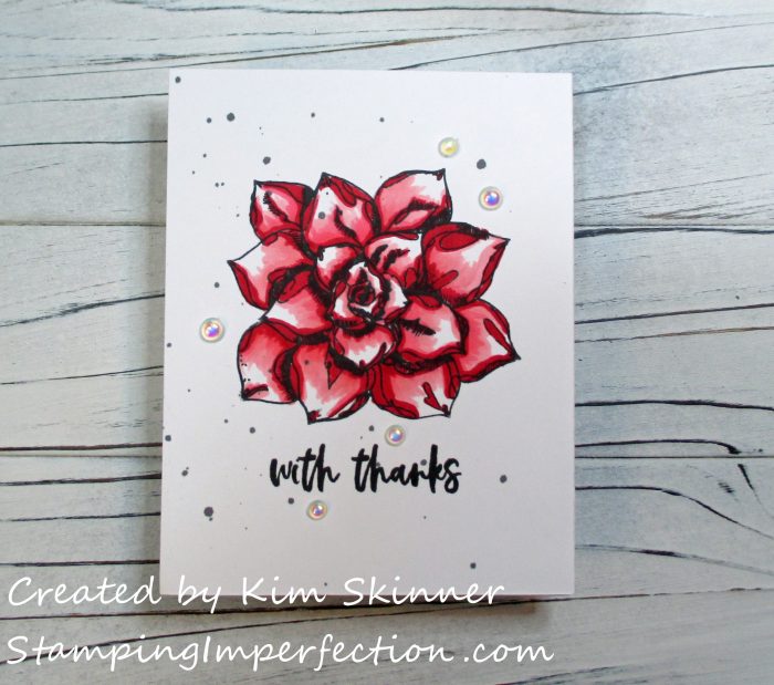 Stamping Imperfection Altenew Inked Flora