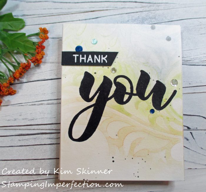 Stamping Imperfection Altenew Watercolors and Stencils