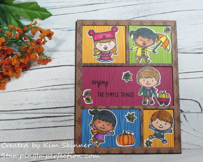 Stamping Imperfection Sunny Studio Fall Kiddos