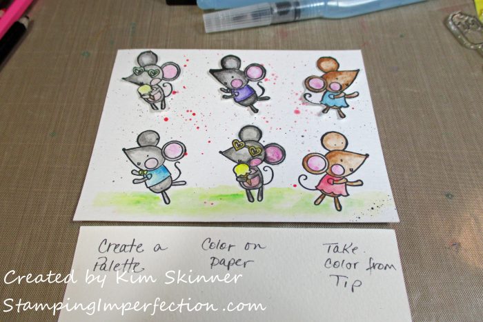 Stamping Imperfection 3 Ways To Add Watercolor Pencil colors